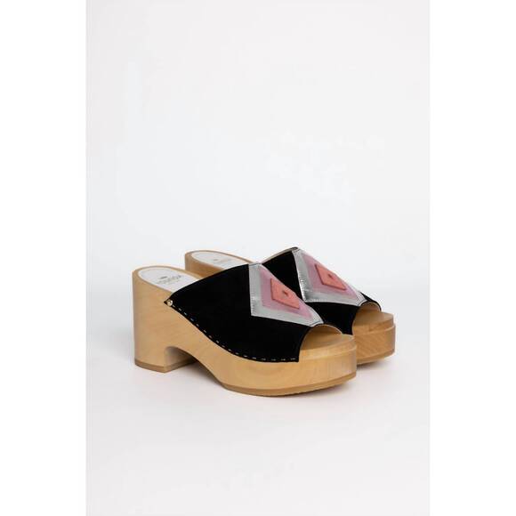 SABOT YOUYOU Shoes - NEW SABOT YOUYOU women's yotta velvet mules in cuir de vachette pleine fleur